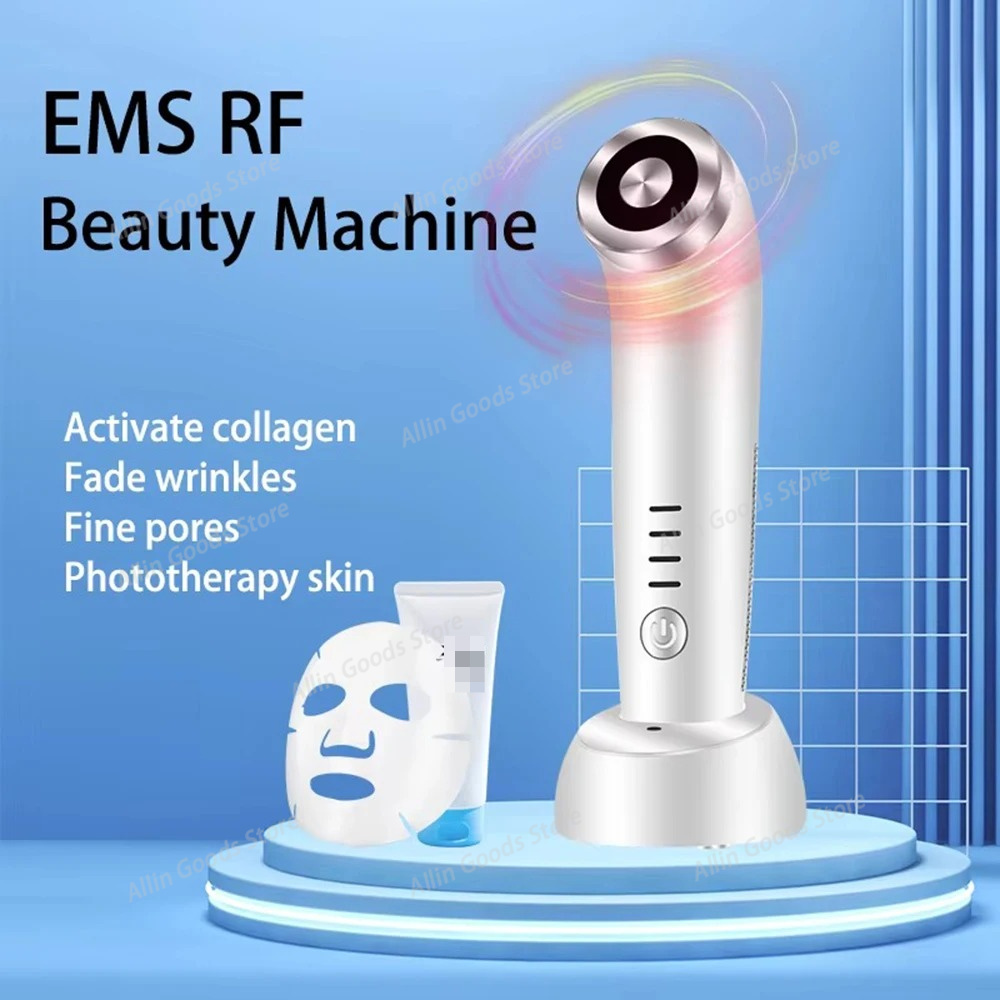 Skincare Hn - HIFU Microcurrent gezichtsverzorgingsapparaat met rood &