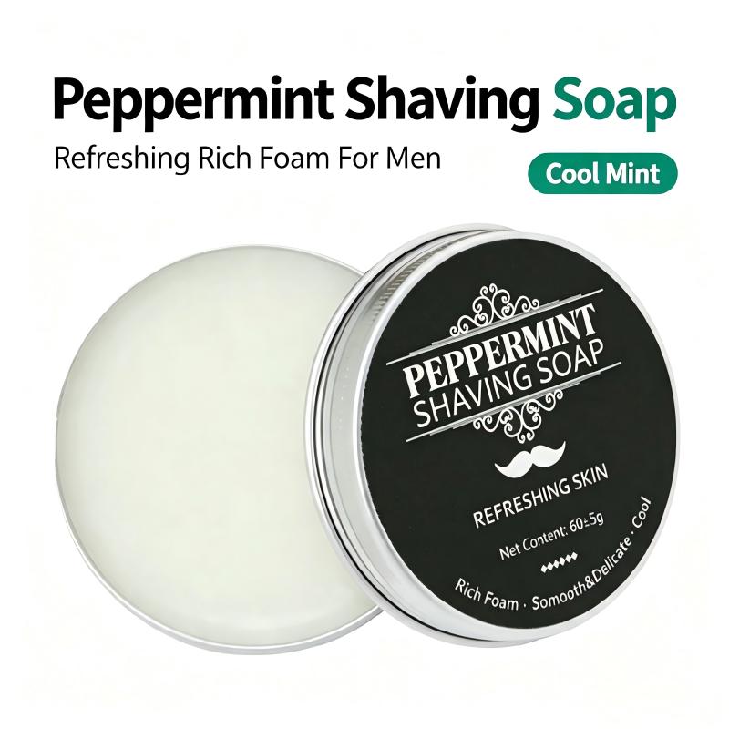 Pepermunt Scheerzeep 60g Heren - Skincare Barber Daily recensie en prijs